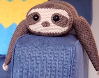 Malcolm the Sloth Amigurumi Crochet Pattern (PDF Pattern)