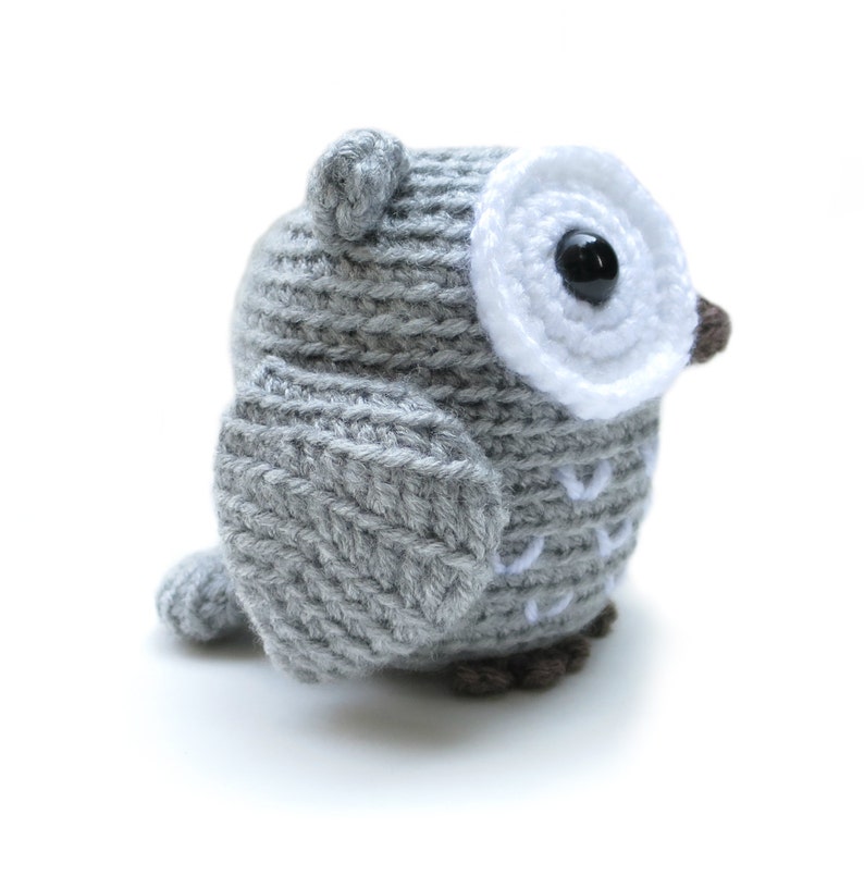 Little owl amigurumi pattern crochet owl pattern, plush owl, easy crochet pattern, cute stuffed animal, woodland crochet pattern, owl ami image 3