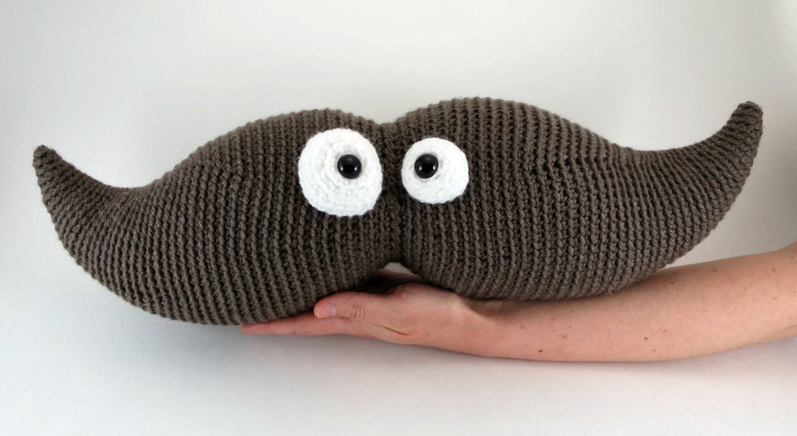 Mustache crochet pattern Movember moustache pillow pattern Etsy