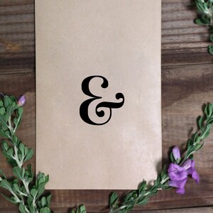 Ampersand & Favor Wedding Treat Bags, Goodie Bags, Wedding Favor Bags, Country Wedding, Kraft Brown Bags, with love, Rustic Popcorn, Candy