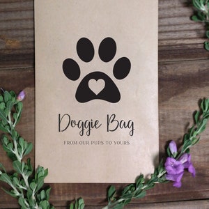 Doggie Bag Wedding Treat Bags, Goodie Bags, Wedding Favor Bags, Country ...