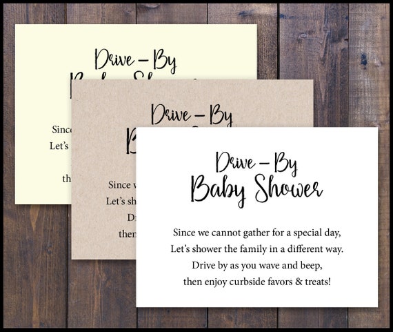 Baby shower inserts deals