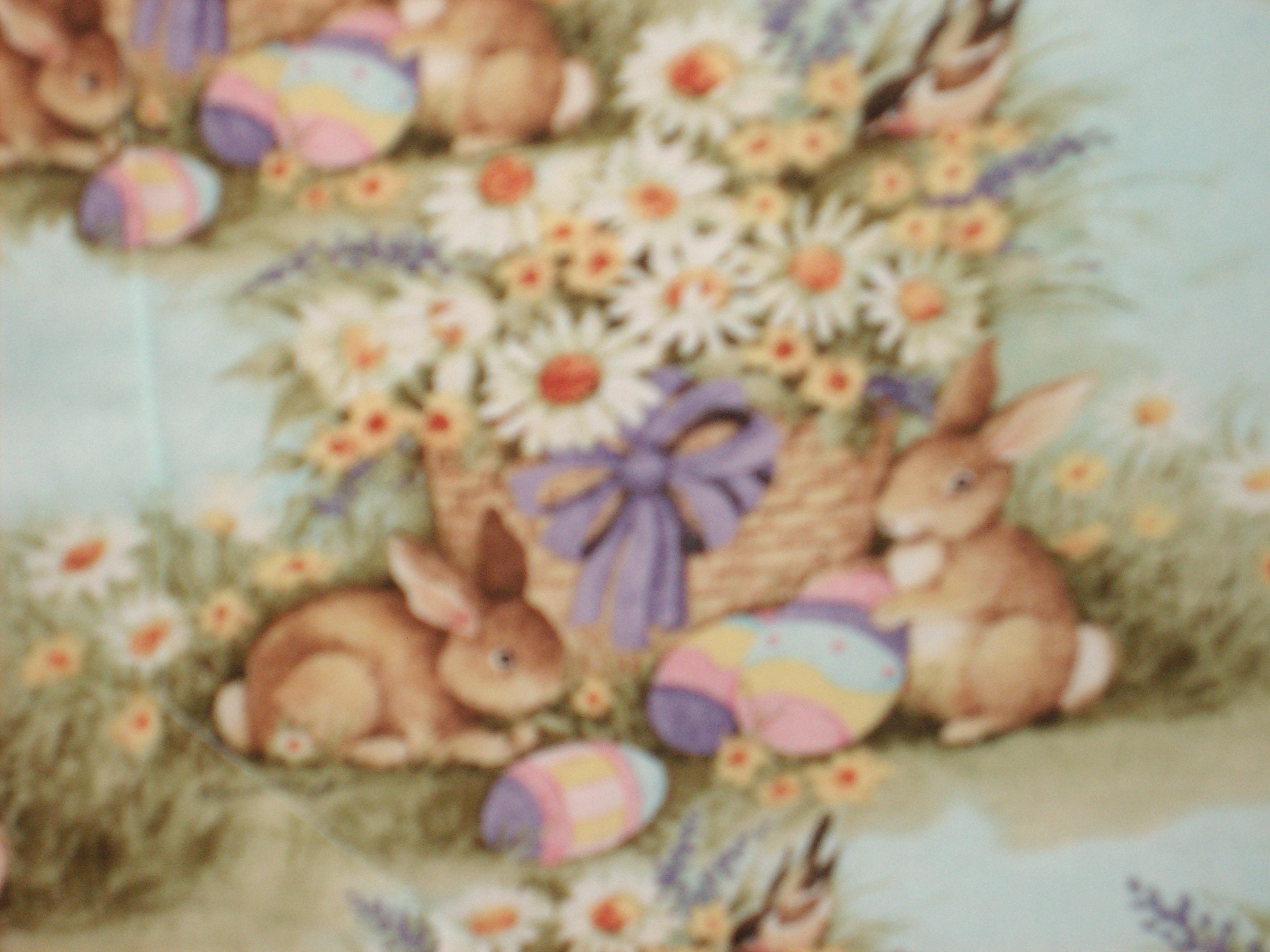 Easter Bunny with Baskets Placemats Set of 4 Etsy
