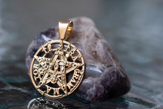 Tetragrammaton Pendant in 14k Gold 