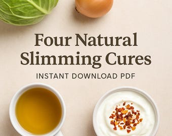 Natürliche Abnehmkuren, 4 Rezept Digitaler Download (PDF)