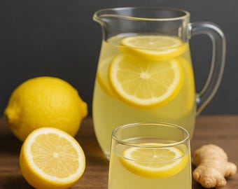 Gekochte Zitrone Heilung Rezept: Natürlicher Detox Drink (Instant Download)