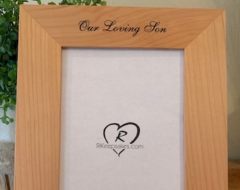 Personalized In Memory Picture Frame, Any Text