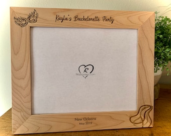 Personalized New Orleans Mardi Gras Picture Frame, Any Text