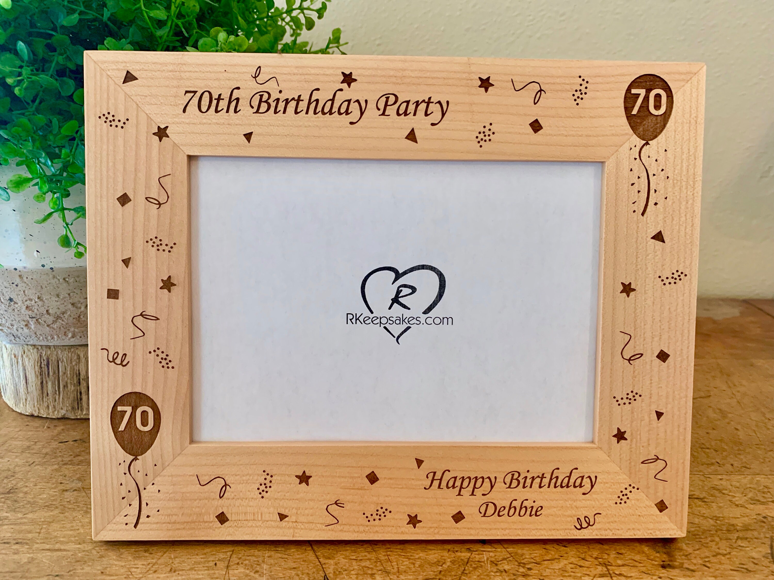 Add Birthday Frame Personalized Birthday Picture Frame, Any Year - Etsy