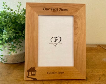 Personalized New Home Picture Frame, Any Text
