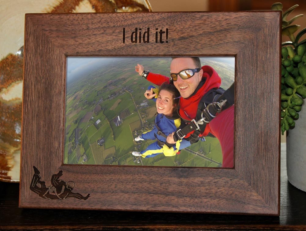 Skydiving Frame Personalized Skydiving Picture Frame Any Text | Etsy