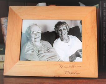 Handwriting Custom Engraved Picture Frame