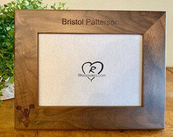 Personalized Cheerleader Picture Frame with Any Text