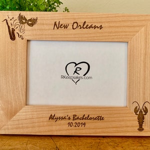 Personalized New Orleans Picture Frame, Any Text