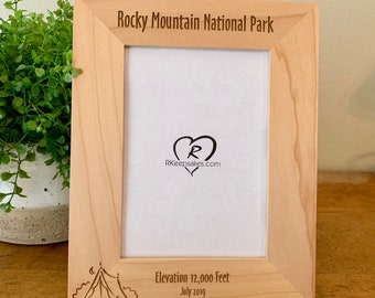 Personalized Camping Picture Frame with Any Text