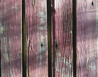 Raw Reclaimed Barn Wood Material: 4 pieces (19.25" long x 4" wide)