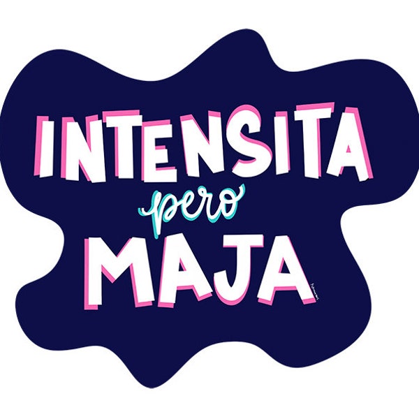 Intensita pero maja - PRINTABLE