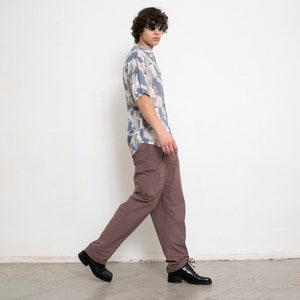 Vintage 90s Suit Pants Trousers Brown Preppy