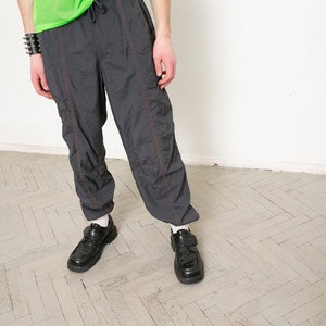 Vintage Track Pants Grey Sportswear Joggers 90s image 6