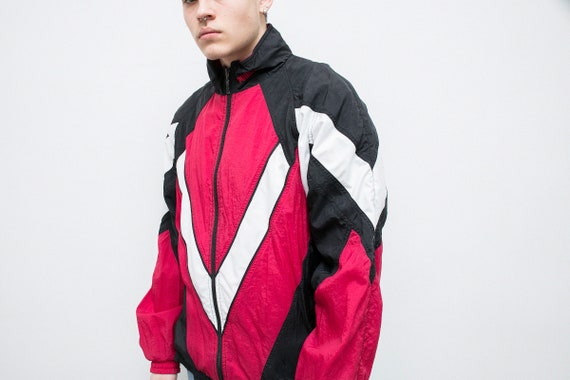 red and black puma jacket