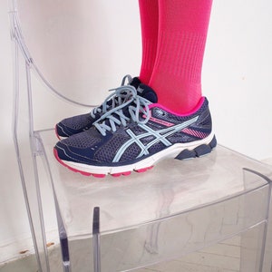 Vintage Asics Ugly Sneakers Running Trainers Purple 90s