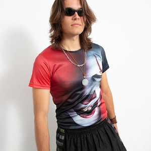 Vintage Clown T-Shirt Grafik Shirt Sommer Streetwear 90er Y2K
