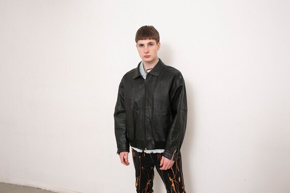 bomber jacket biker