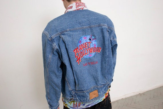 Vintage Planet Hollywood Denim Jacket 