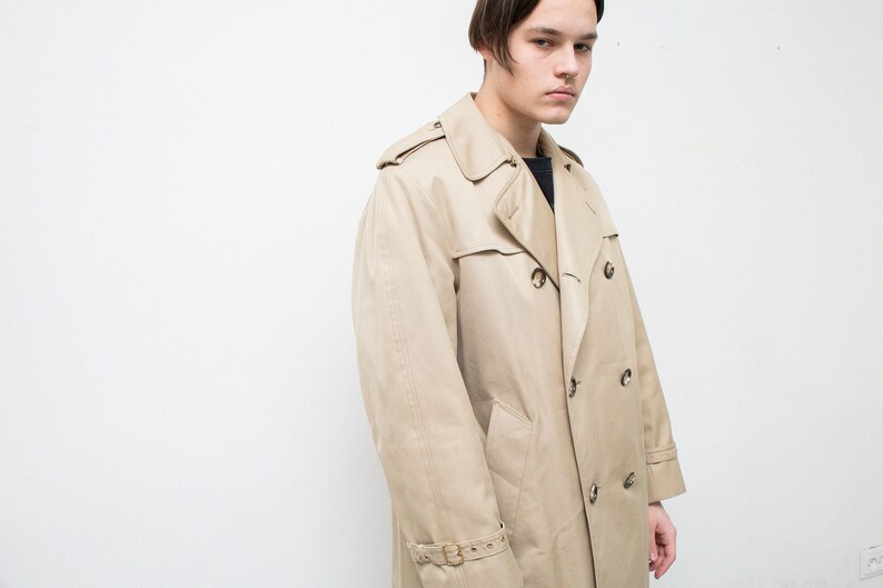 Vintage Austin Manor Trench Coat Removable Lining