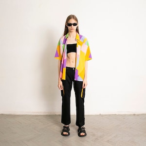 Vintage 90s Hawaiian Shirt Flowy