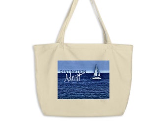Large organic tote bag