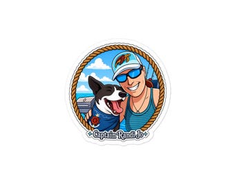 Captain Randi Jo Bubble-free stickers