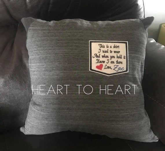 Memory pillow patch Pillow patch MEMORY PILLOW PATCH 4x4 Memory Shirt