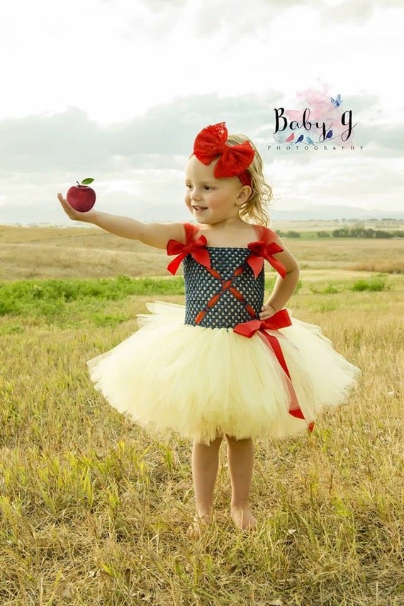 birthday girl Snow white disney princess tutu costume dress outfit