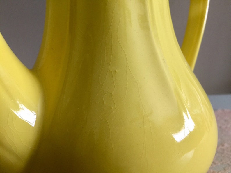 Ironstone Lemon Federalist Teapot Vintage Yellow teapot Made in Japan