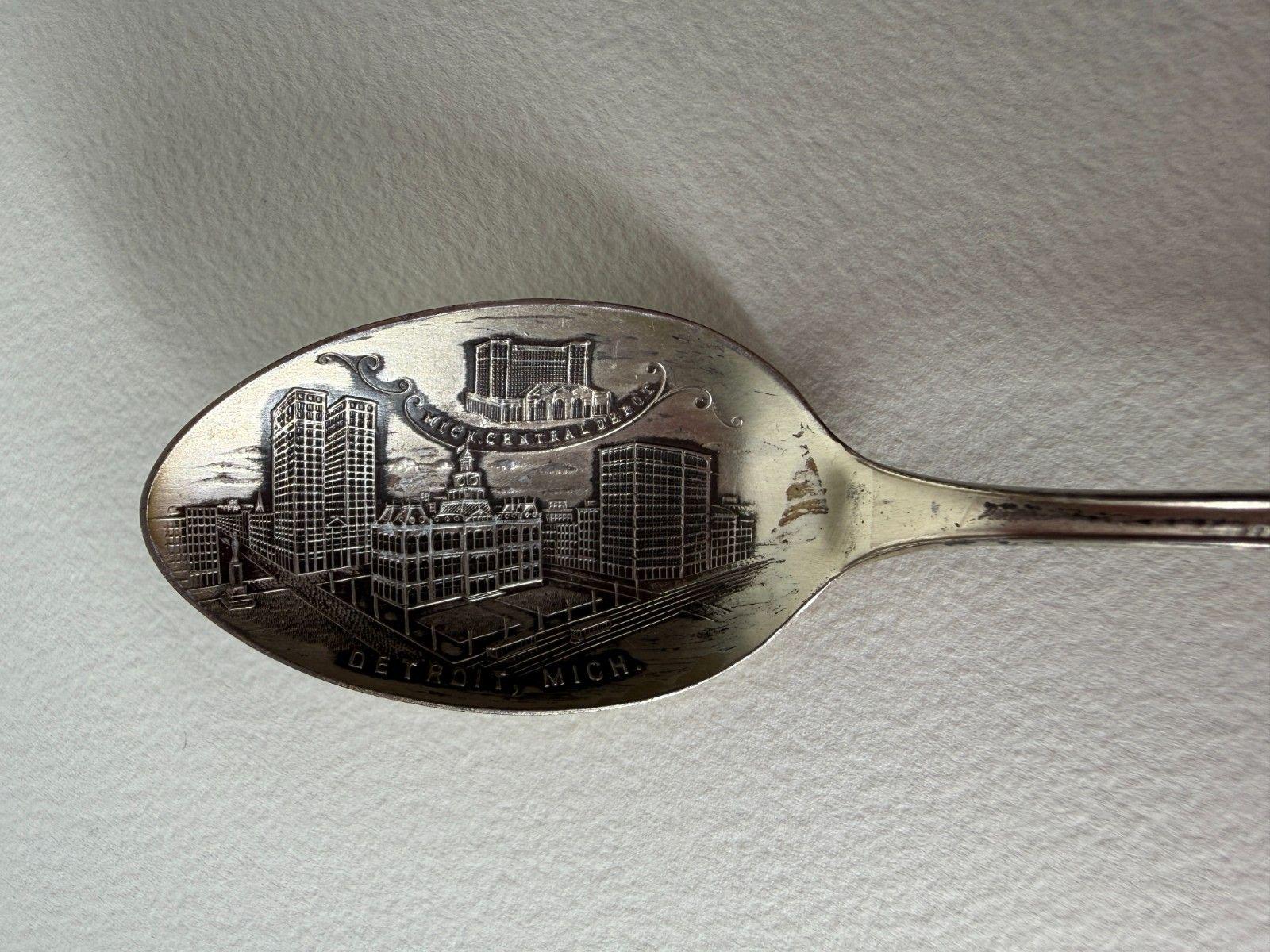 ヴィンテージ 記念スプーン 英米国旗 エナメル ホールマーク Sterling Michigan Sterling Spoon - Etsy
