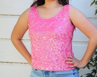 pink sparkly blouse