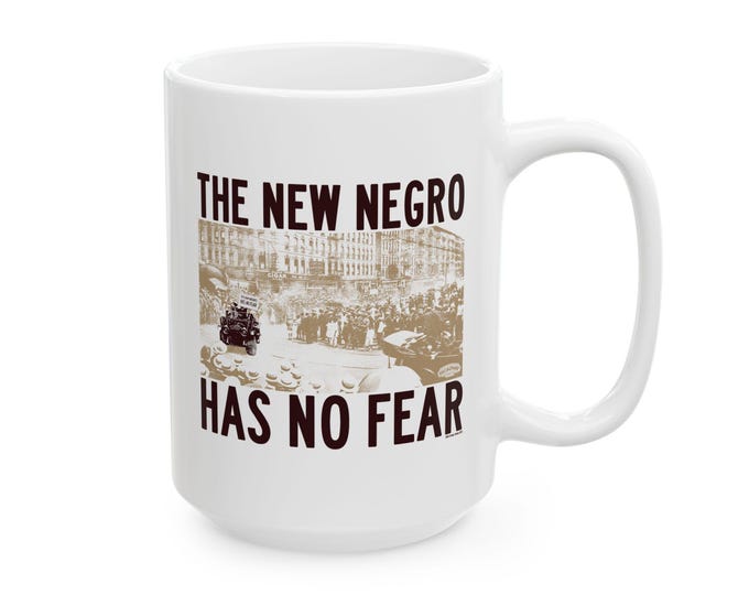 The Negro Has No Fear Mug | Vintage Harlem Renaissance Photo Ceramic Mug