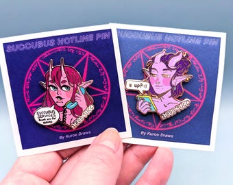 Succubus/Incubus Enamel Pin