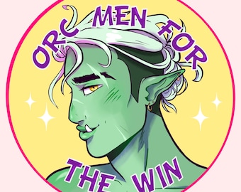 Orc Men for the Win! Button