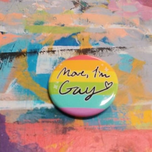 Gay and Lesbian Pride Buttons
