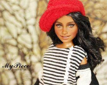 Mypiece ** 10~11" Mattel Barbie sister Skipper OOAK doll custom repaint by Yu