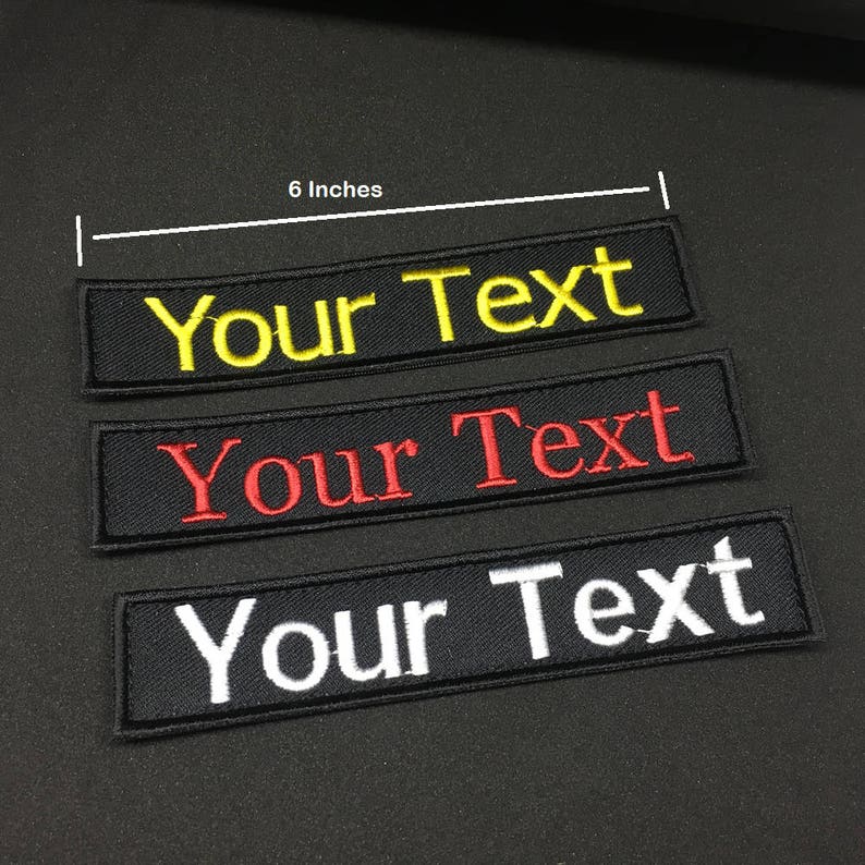 Personalized Custom Embroidered Name Tapes Tactical Tags Etsy