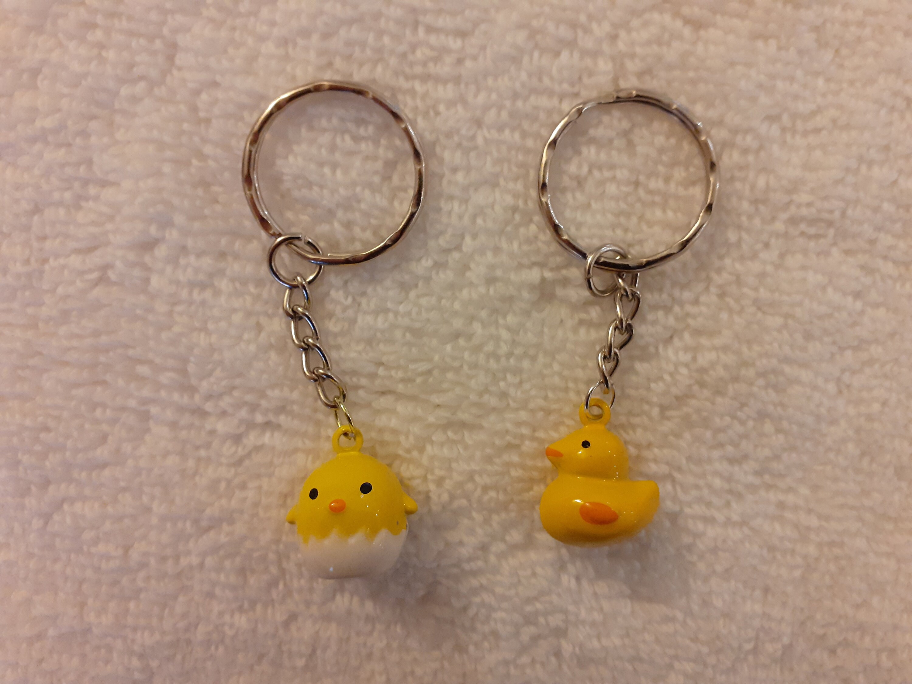 Animal/Seasonal Keyring/Keychain With Jingle Bell Charm Etsy