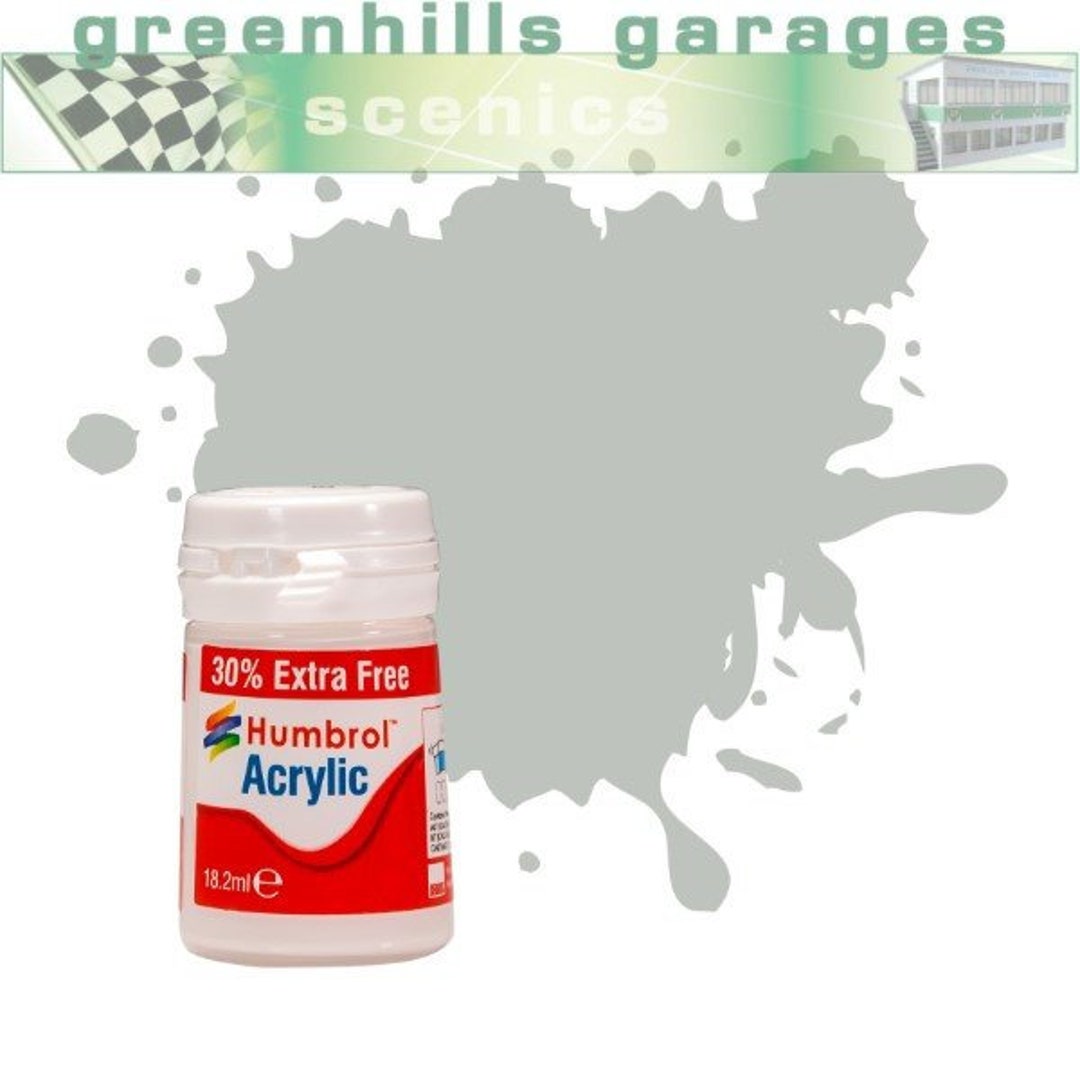 Humbrol Acrylfarbe 12 Ml, Matt, Nr. 246 Rlm 75 (Dunkelviolett/Grauviolett)