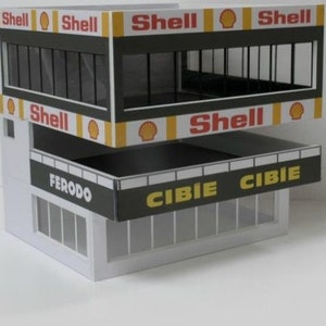 Greenhills Slot Car Building Le Mans Aco Towers Kit 1:32 Scale - Brand New - Macc400