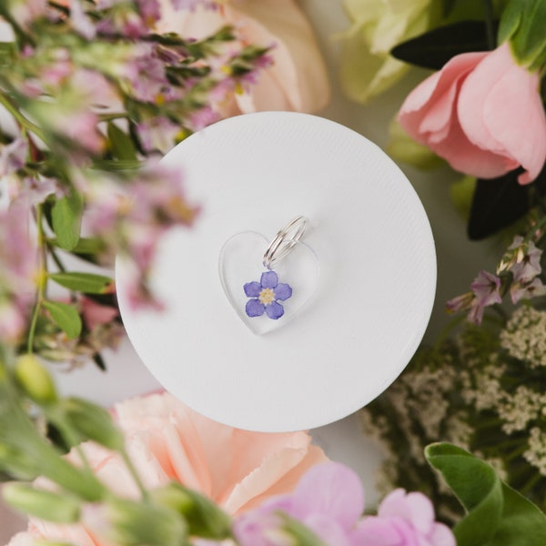 Something Blue Wedding Gift, Forget Me Not, Bouquet Charm, Garment Charm, Gift for Bride, Wedding Flowers