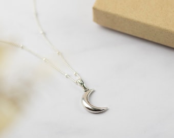 Star Necklace, Silver Necklace, Dainty Necklace, Star Jewellery, Space Necklace, Gift for Her, Star Pendant, Minimalistic Jewellery, Space