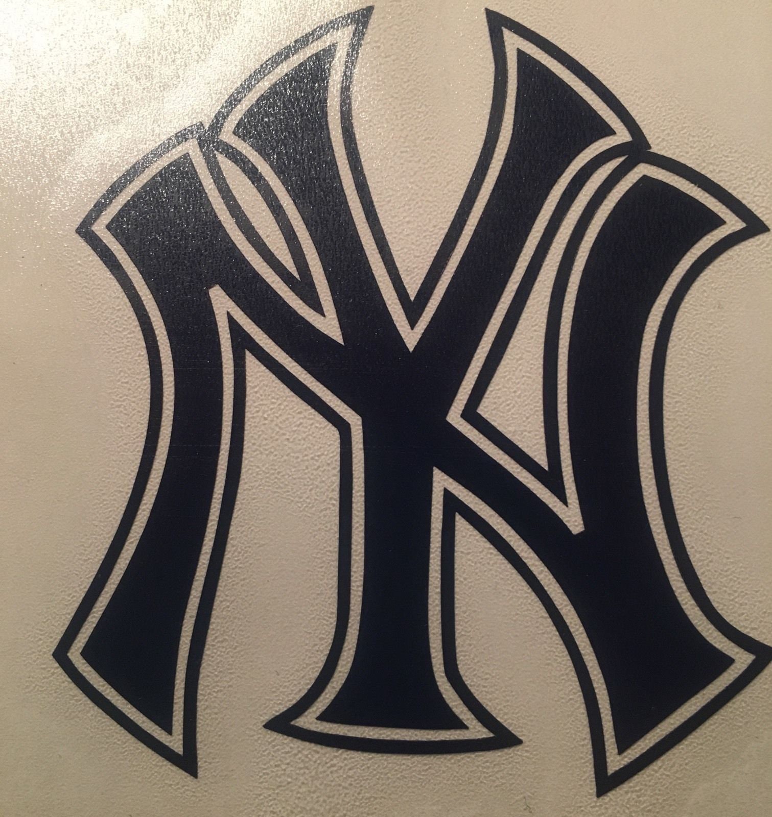 New York Yankees Baseball 2 Decals 3.125x4.0 Vinyl Etsy