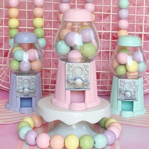 Faux gumball machine, gumball machine, fake candy, gumballs, fake food, candy decoration, candy prop, candy decor,  kawaii, office decor